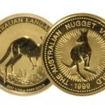 1/10 oz Australian Gold Kangaroo Coin (Random Year, BU)