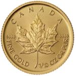 1/10 oz Canadian Gold Maple Leaf Coin ( Random Year )