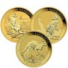 1/2 oz Australian Gold Kangaroo Coin (Random Year, BU)