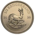 2020 1/2 oz South African Gold Krugerrand Coin (BU)