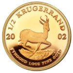 1/2 oz South African Gold Krugerrand Coin (Random Year)