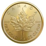 2020 1/4 oz Canadian Gold Maple Leaf Coin (BU)