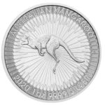 2020  1 oz Australian Silver Kangaroo Coin BU